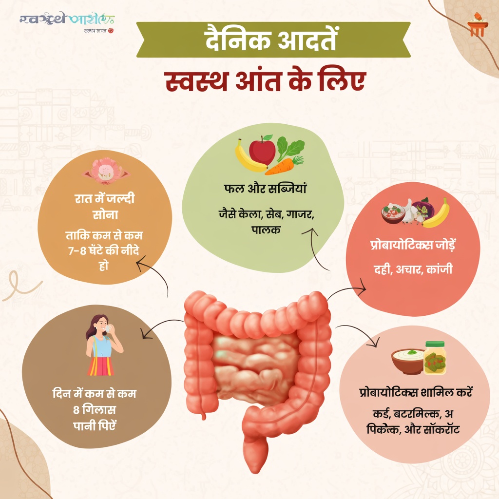 स्वस्थ पाचन और नियमितता को स्वाभाविक रूप से समर्थन देने के लिए सरल दैनिक आदतें जानें