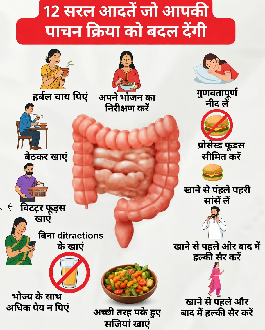 स्वस्थ पाचन और नियमितता को स्वाभाविक रूप से समर्थन देने के लिए सरल दैनिक आदतें जानें
