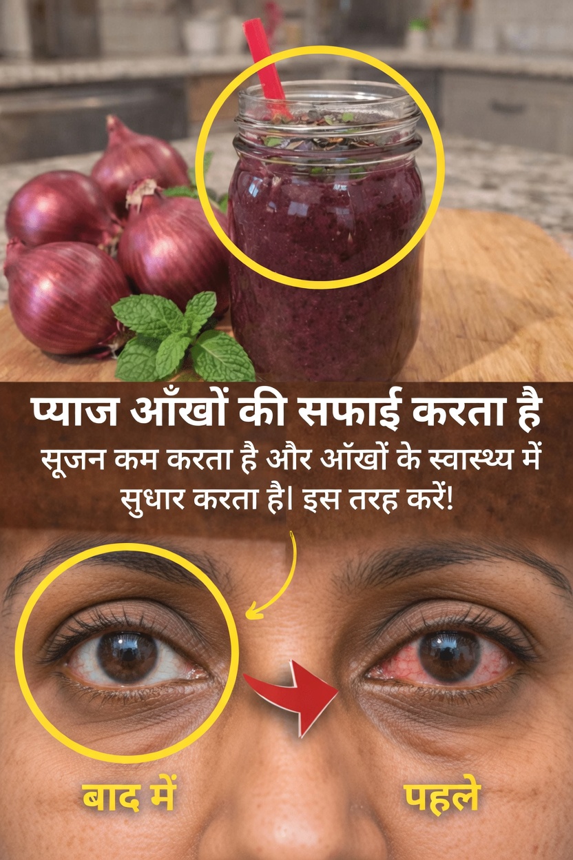 घर पर प्राकृतिक रूप से अपनी आंखों की रोशनी बढ़ाएं: प्याज दृष्टि स्वास्थ्य और स्पष्टता को कैसे सहारा दे सकता है