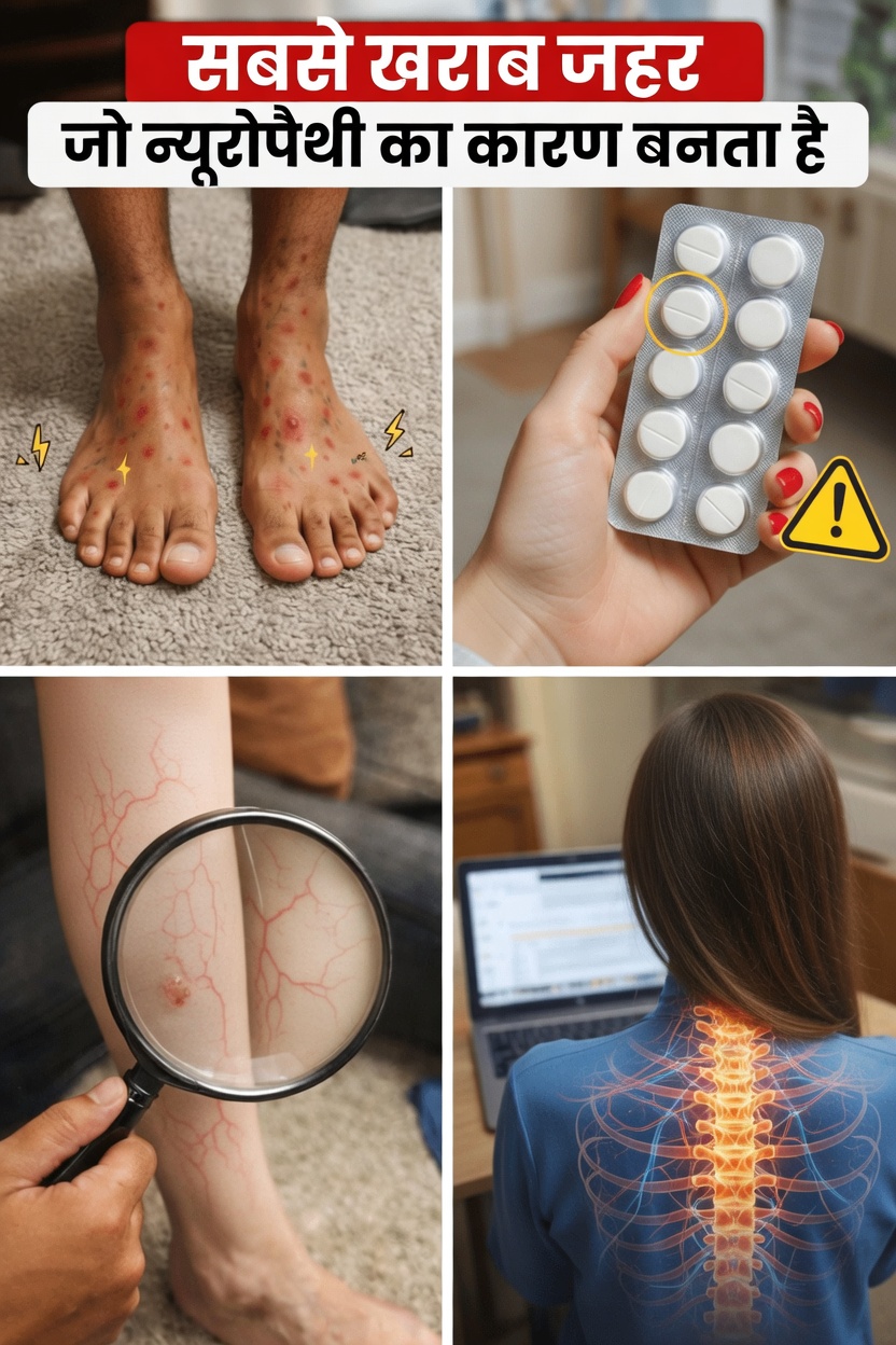 60 की उम्र के बाद कौन-सी आम रोज़मर्रा की आदत चुपचाप आपकी नसों को नुकसान पहुँचा सकती है और न्यूरोपैथी के लक्षणों में योगदान दे सकती है?