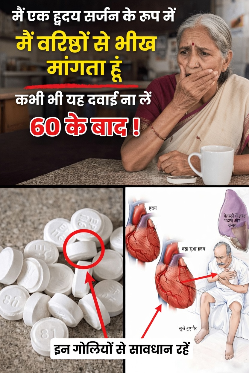 60 वर्ष से अधिक उम्र के वरिष्ठों को हृदय स्वास्थ्य के लिए किस सामान्य ओवर-द-काउंटर दर्द निवारक से सावधान रहना चाहिए?