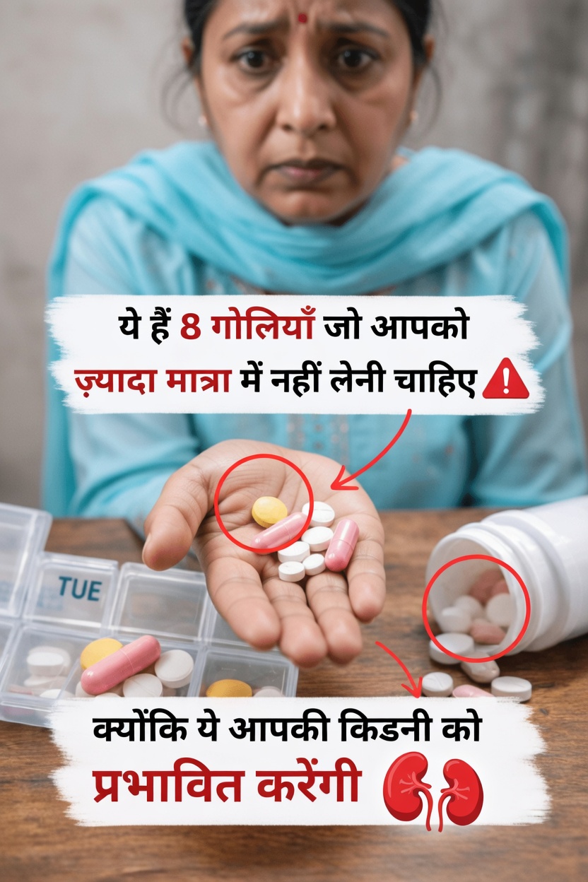 गुर्दों की सुरक्षा के लिए 8 आम दवाइयाँ जिनका अधिक मात्रा में सेवन करने से आपको बचना चाहिए
