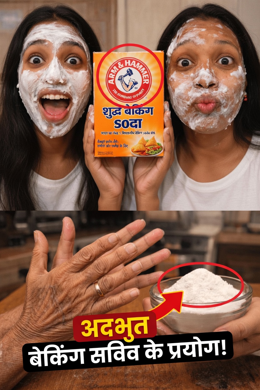 बेकिंग सोडा सिर्फ 10 मिनट में सभी झुर्रियाँ मिटा देता है, 70 साल की उम्र में भी!
