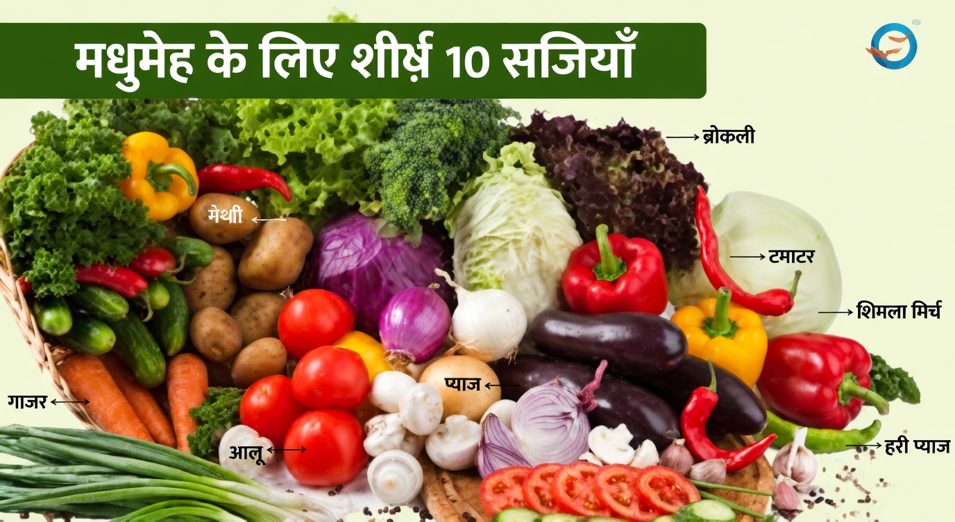 मधुमेह के मरीजों के लिए रोज़मर्रा के भोजन में सुरक्षित रूप से शामिल करने योग्य 10 बेहतरीन सब्ज़ियाँ
