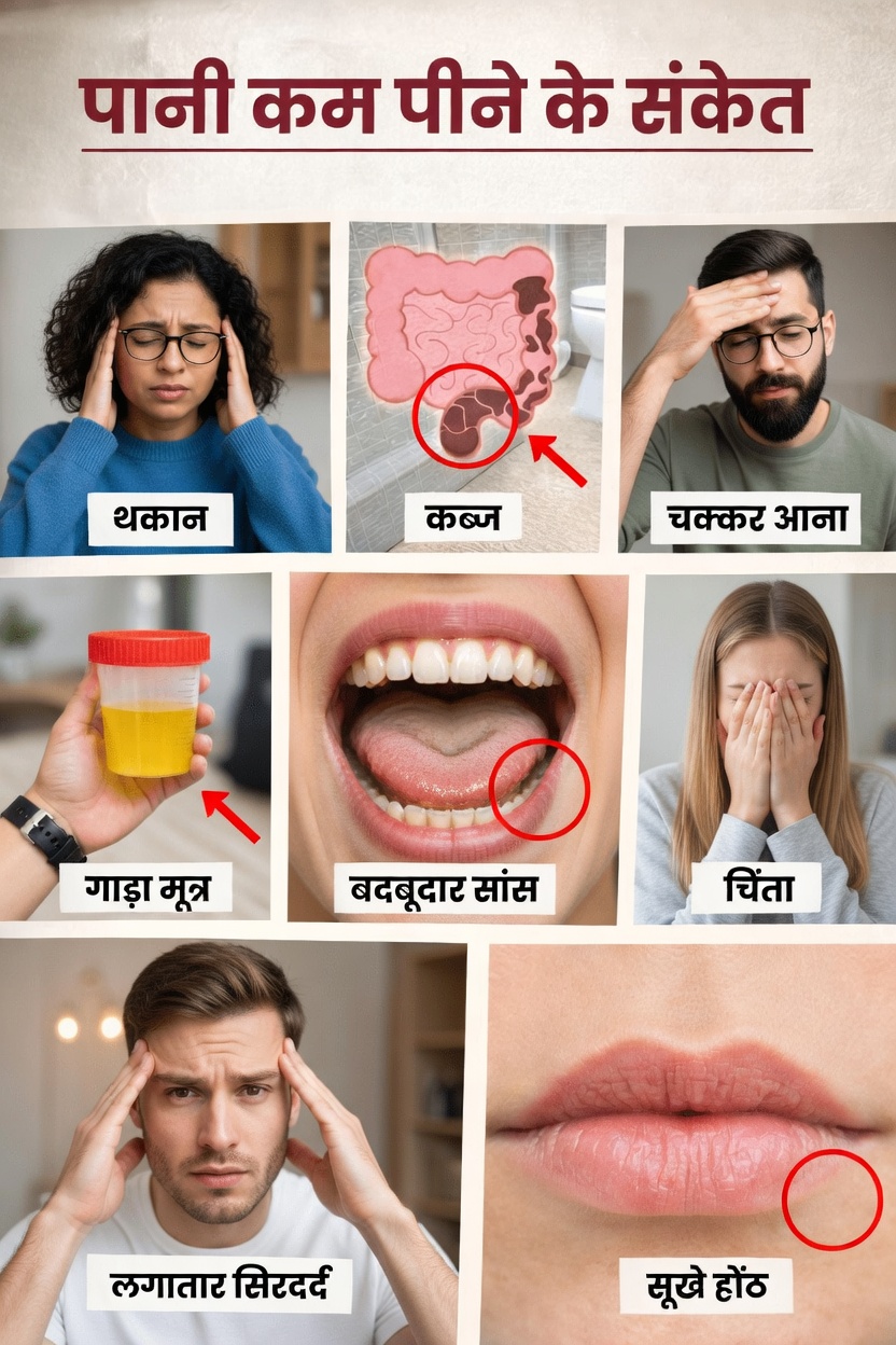 क्या आप रोज़ पर्याप्त पानी नहीं पीने के ये आम संकेत नज़रअंदाज़ कर रहे हैं?