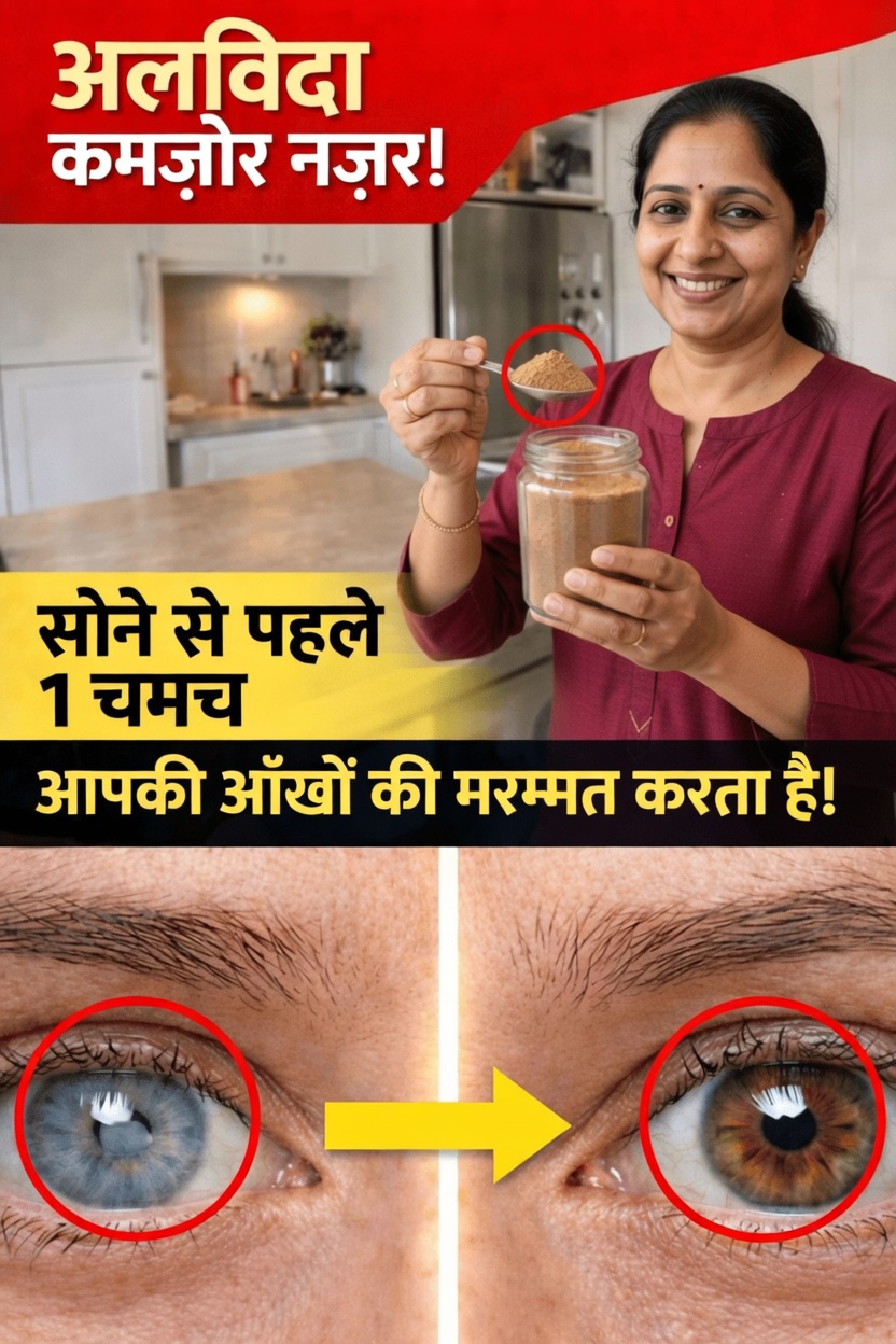 60 के ऊपर हैं? सोने से पहले बस यह एक चीज़ खाएँ और सुबह 40 की तरह साफ़ दिखें