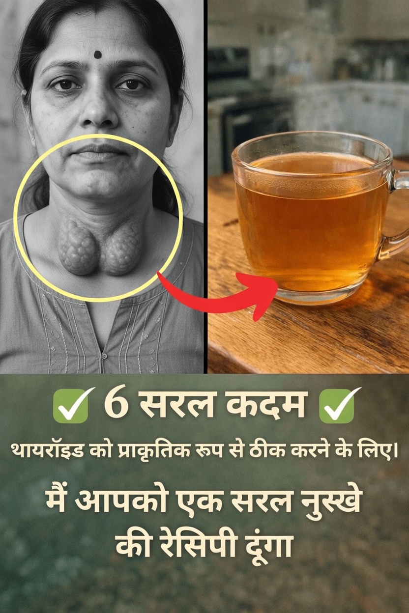 थायरॉयड स्वास्थ्य को प्राकृतिक रूप से समर्थन देने के लिए 6 सरल दैनिक आदतें – साथ में आज़माने के लिए एक हल्की भिंडी की चाय की रेसिपी