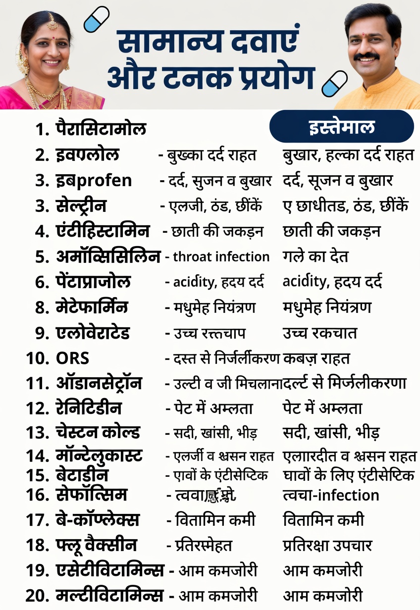 5 आम दवाएँ जिन्हें डॉक्टर लंबे समय तक उपयोग के लिए अक्सर सावधानी से देते हैं