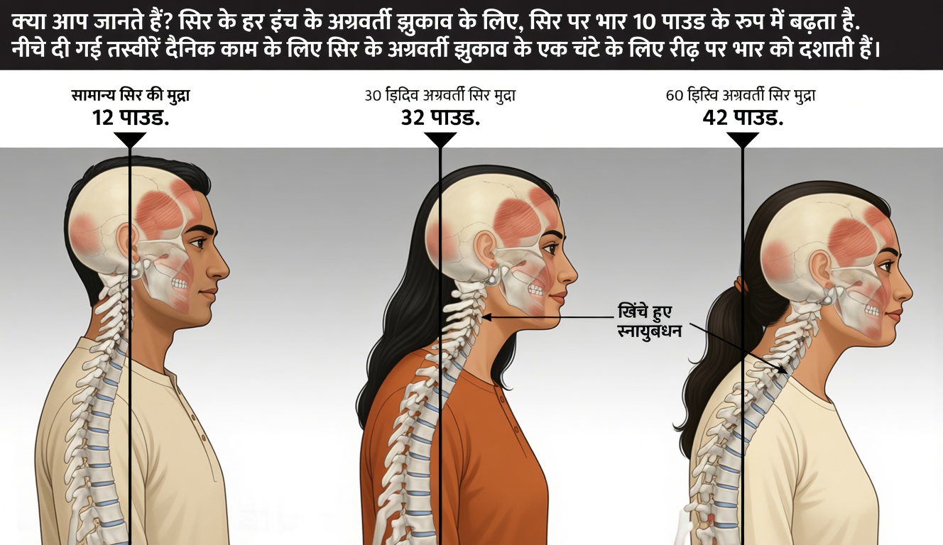 आगे झुके हुए सिर की मुद्रा को समझना और 60 के बाद यह क्यों महत्वपूर्ण है