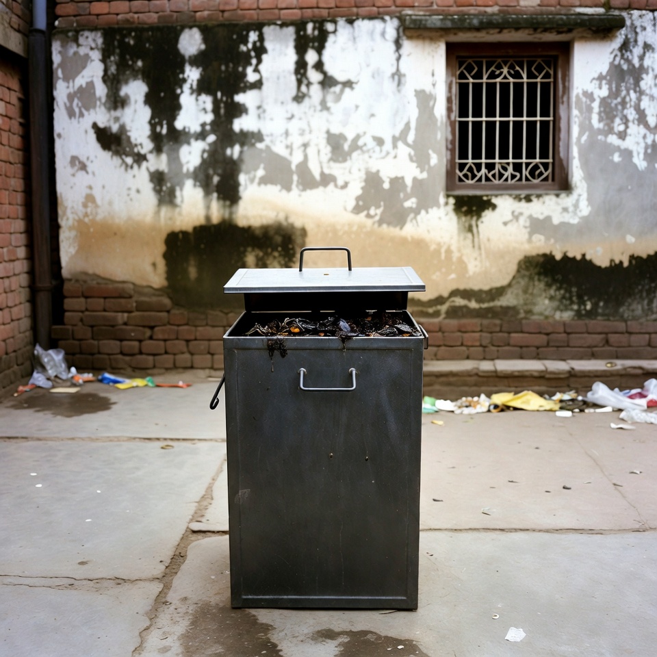 कूड़ेदान में कीड़े लग रहे हैं? उन्हें कैसे रोकें