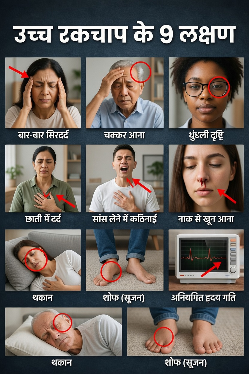 उच्च रक्तचाप के 9 चौंकाने वाले संकेत – और क्यों आपको उन पर ध्यान देना चाहिए