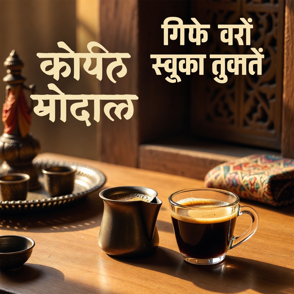 अदरक और गुप्त ट्विस्ट के साथ कॉफ़ी मिक्स