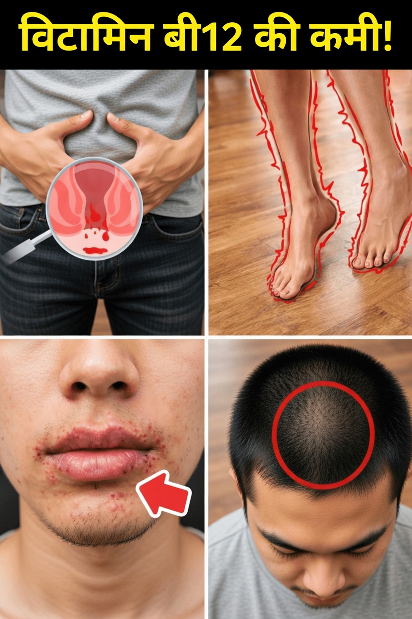 विटामिन B12 की कमी के 8 चौंकाने वाले संकेत