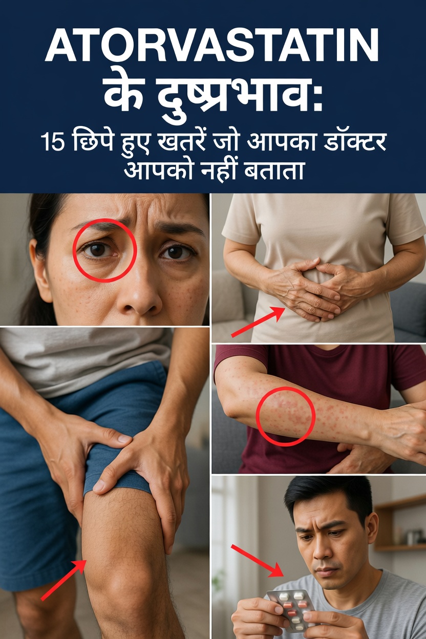 एटोरवास्टैटिन के दुष्प्रभाव: इस सामान्य कोलेस्ट्रॉल दवा के बारे में आपको क्या जानना चाहिए