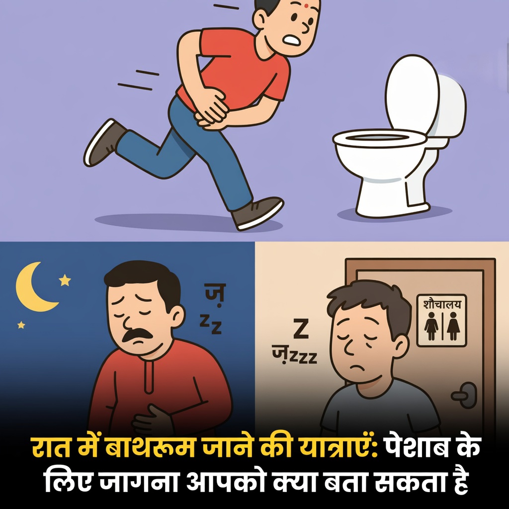 रात में बार‑बार टॉयलेट जाना: क्या यह हृदय समस्याओं का संकेत हो सकता है? शोध क्या बताता है
