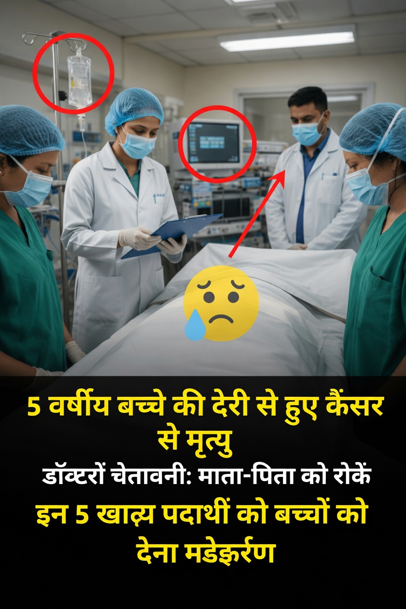 कैंसर से जंग हार गया 5 साल का बच्चा — डॉक्टरों ने बताईं वे 5 चीज़ें जो माता-पिता को कभी अपने बच्चों को नहीं खिलानी चाहिए