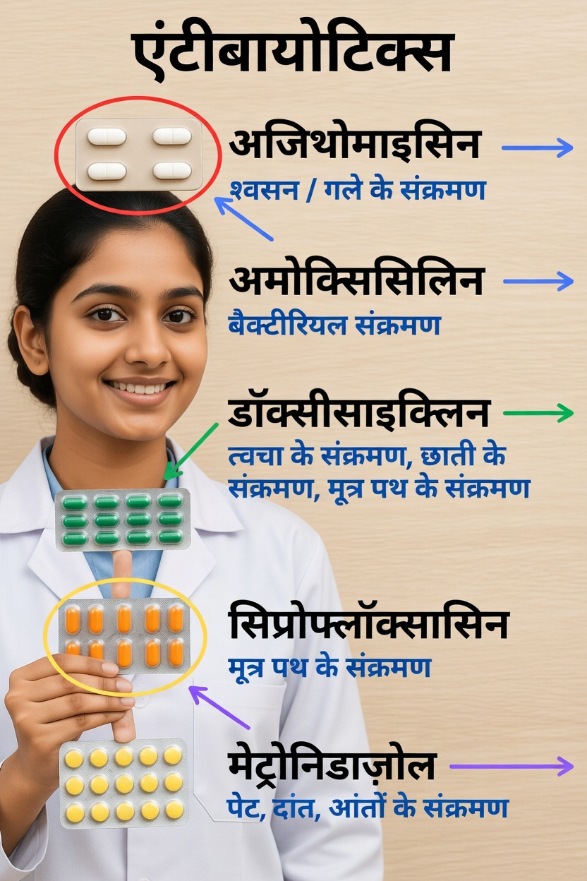 5 सबसे आम एंटीबायोटिक्स जिन्हें हर किसी को समझना चाहिए: उपयोग और इनका महत्व