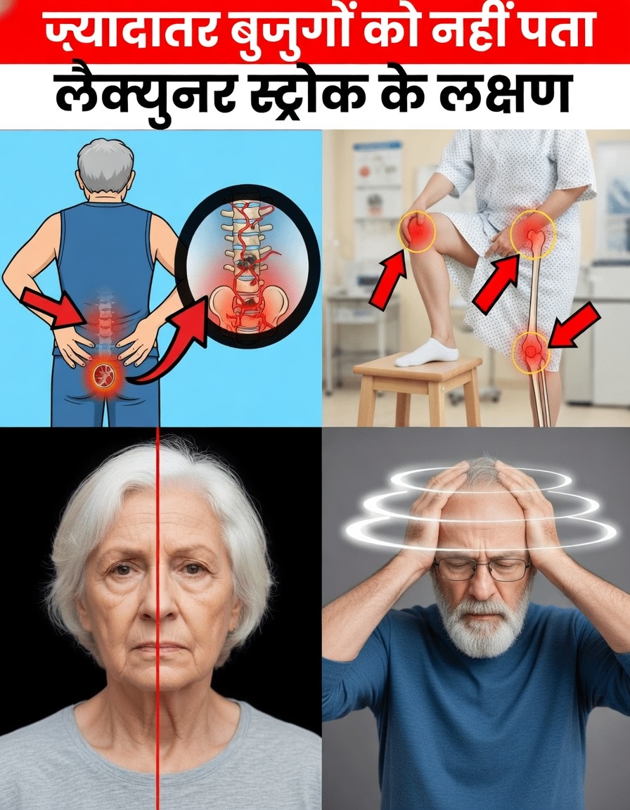 60 वर्ष से अधिक उम्र के कई लोग दैनिक जीवन में नज़रअंदाज़ कर देते हैं लैकेनर स्ट्रोक के 7 सूक्ष्म संकेत