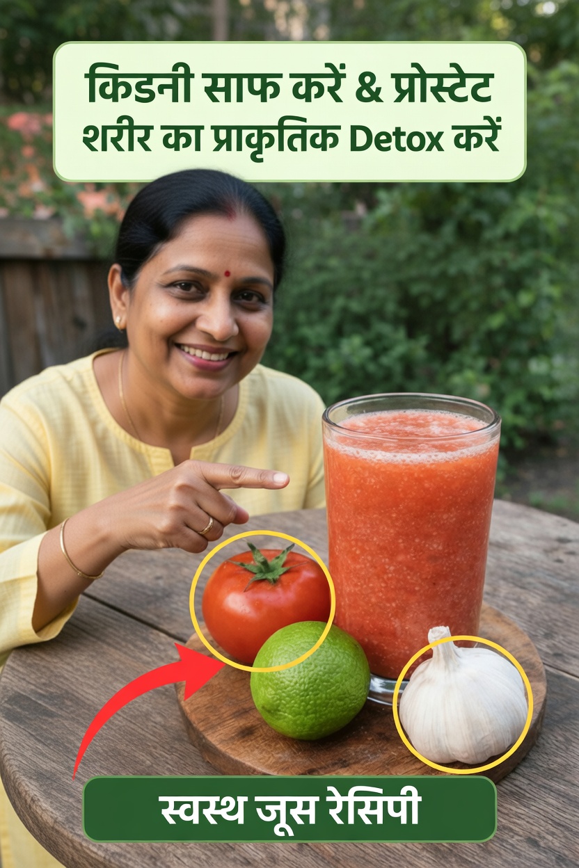 टमाटर, लहसुन और नींबू के रस की शक्ति जानें: शारीरिक सेहत के लिए एक सरल दैनिक आदत