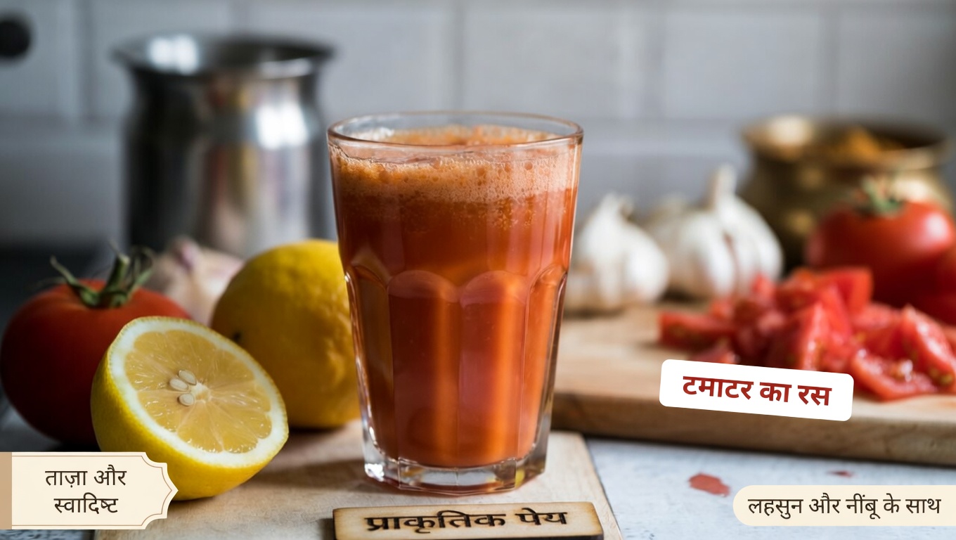 टमाटर, लहसुन और नींबू के रस की शक्ति जानें: शारीरिक सेहत के लिए एक सरल दैनिक आदत