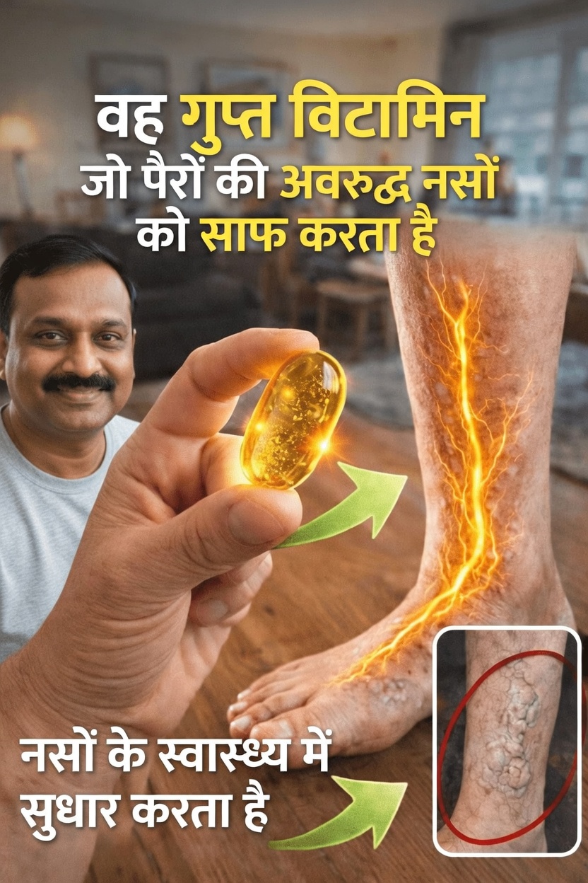 टांगों की नसों और रक्त परिसंचरण को स्वस्थ रखने वाला वह गुप्त विटामिन जिसे आप शायद नज़रअंदाज़ कर रहे हैं