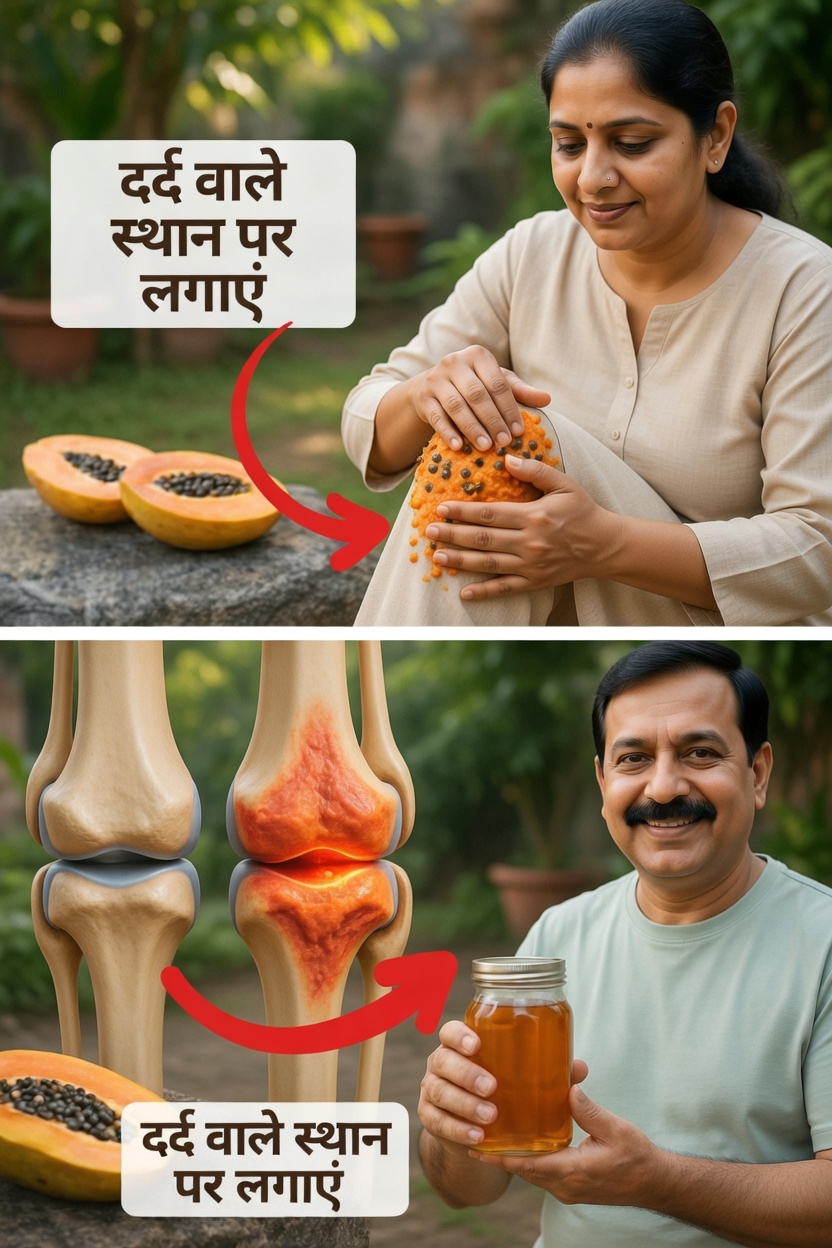 कच्चे पपीते और पपीते के बीज का लेप: रोज़ाना जोड़ों को आराम देने के लिए एक सरल घरेलू उपाय जिसे आप आज़माना चाहेंगे