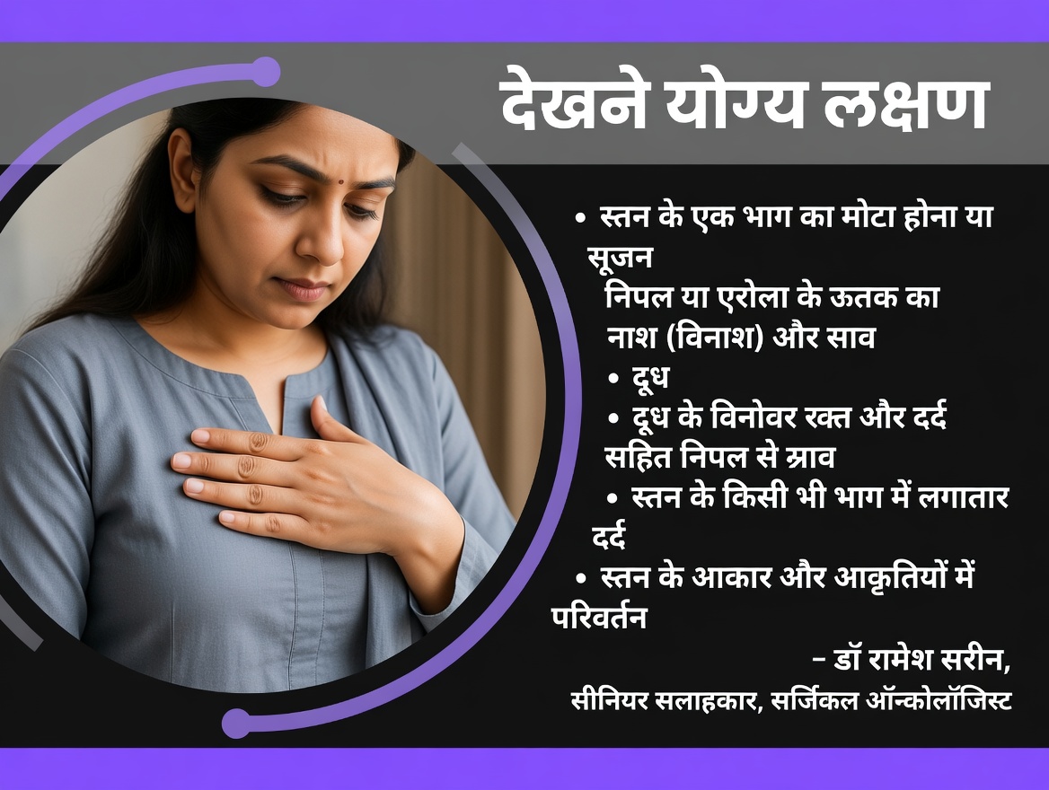 स्तन कैंसर के 10 शुरुआती चेतावनी संकेत, जिन्हें आपको जानना चाहिए और कभी नज़रअंदाज़ नहीं करना चाहिए