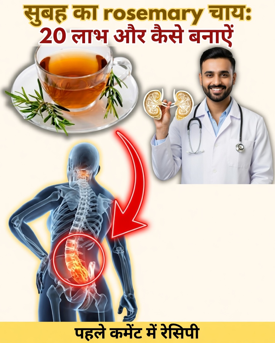 🌿 खाली पेट रोज़मेरी चाय: दिन की ऊर्जावान शुरुआत के लिए 7 शक्तिशाली प्राकृतिक नुस्खे