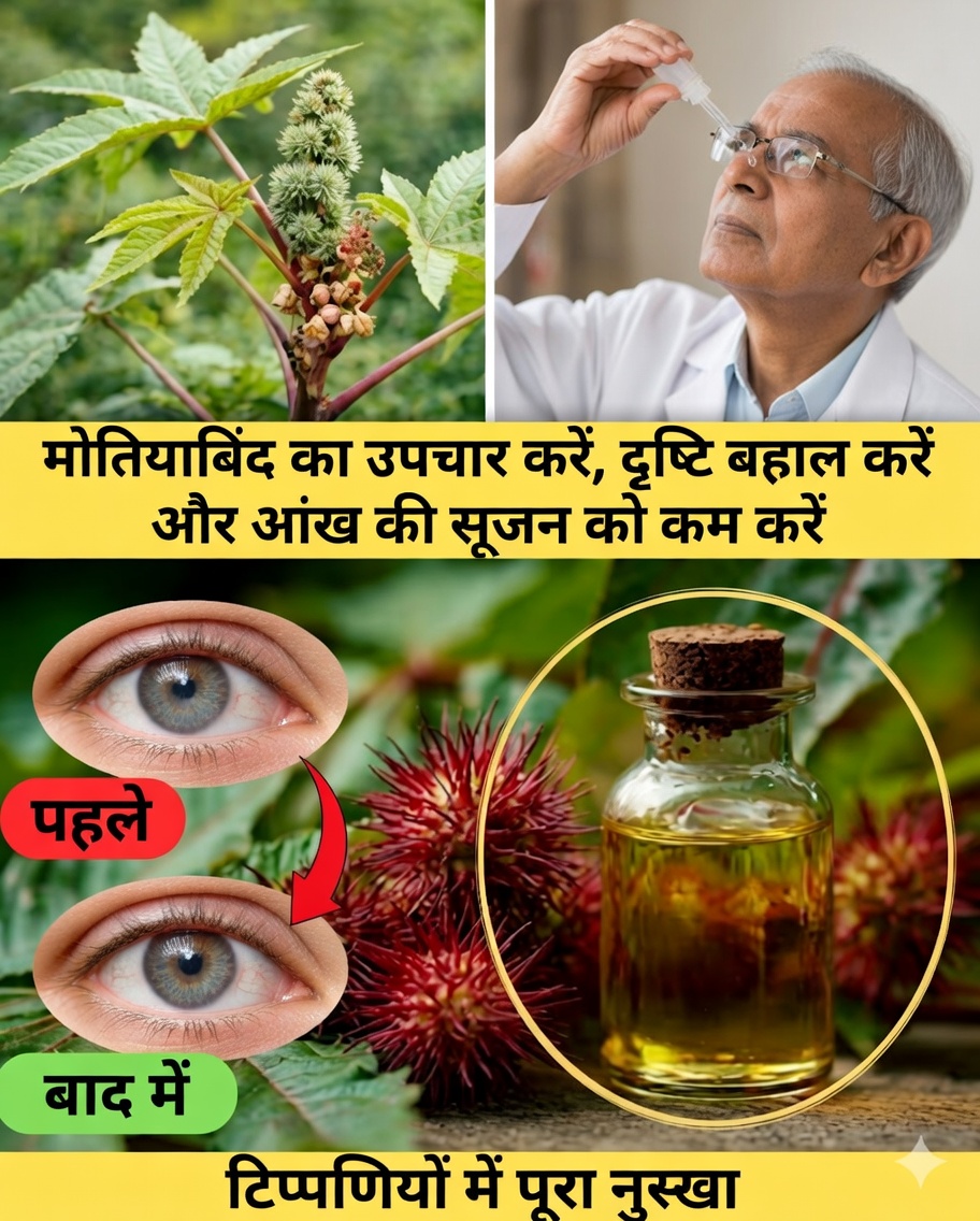 👁️ दृष्टि सुधारने के लिए अरंडी का तेल: फायदे, मिथक और सुरक्षित उपयोग