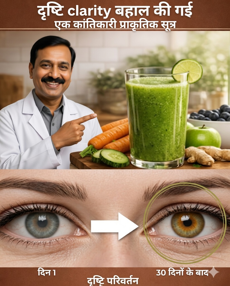 👁️🥄 दृष्टि को सहारा देने के लिए रोज़ 1 चम्मच : एक प्राकृतिक नुस्खा जो वाजिब है (बिना चमत्कार के)