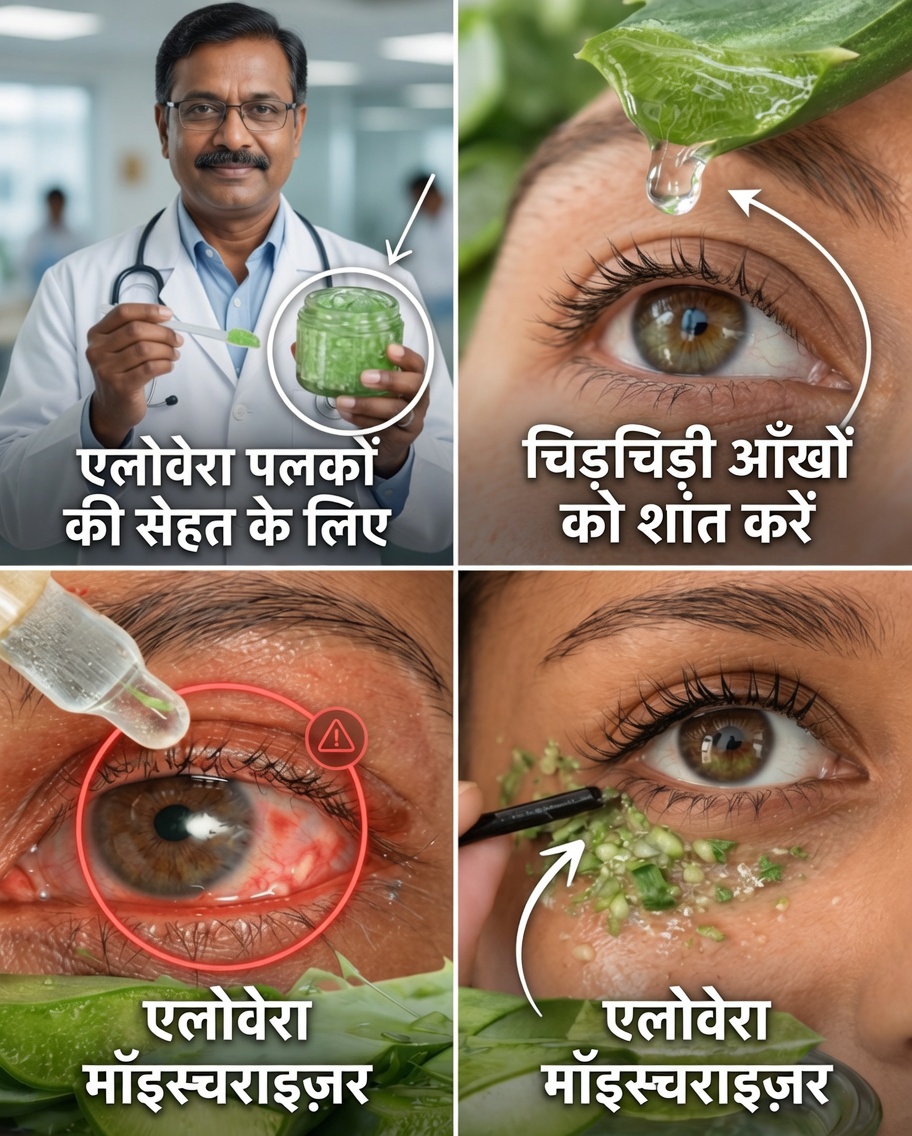क्या एलोवेरा सूखी, लाल और चिड़चिड़ी आँखों को कोमलता से शांत कर सकता है?