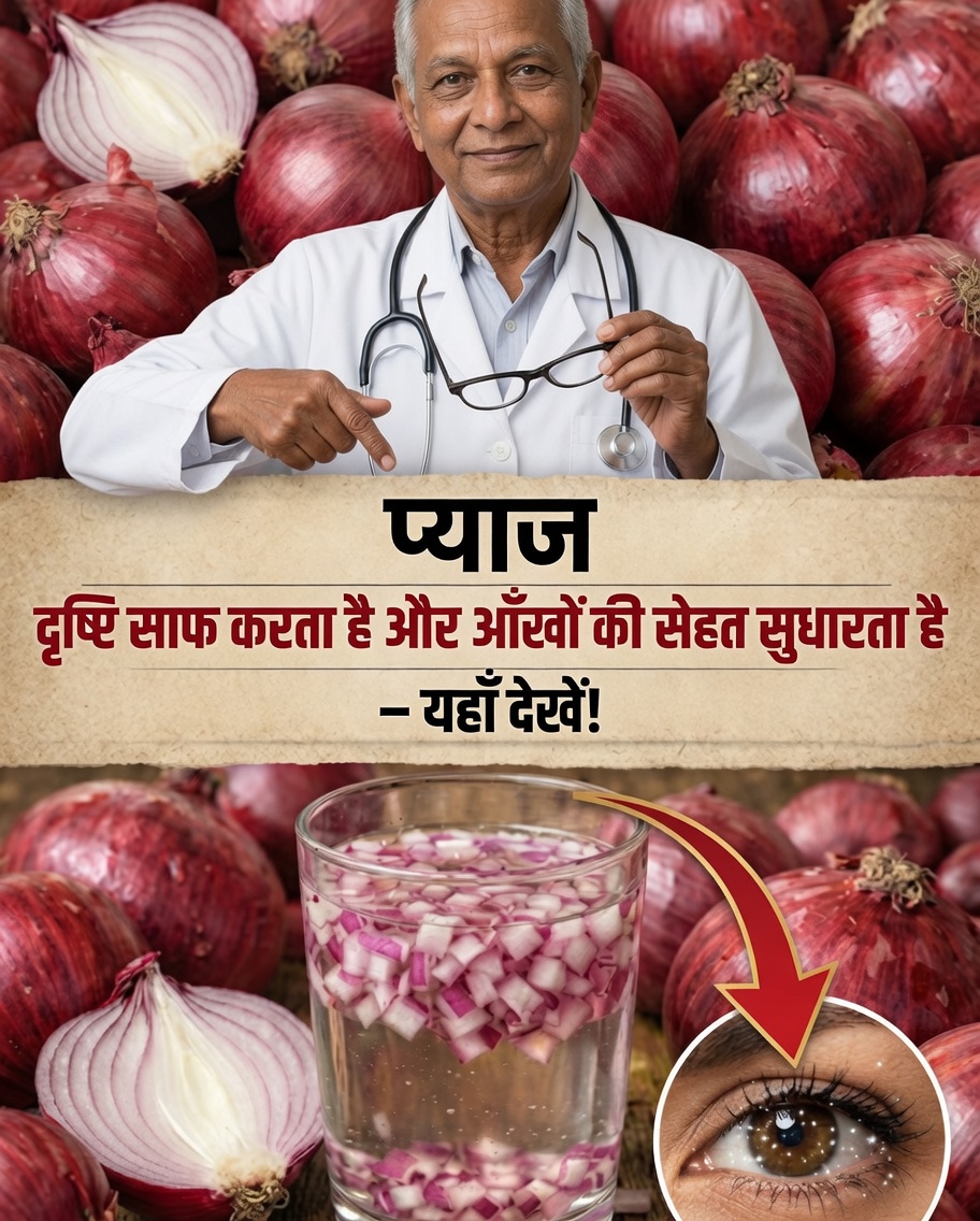 आंखों के लिए प्याज़: 5 मिनट का प्राकृतिक नुस्खा, जिसे आजकल ज्यादा से ज्यादा लोग फिर से खोज रहे हैं 👁️🧅