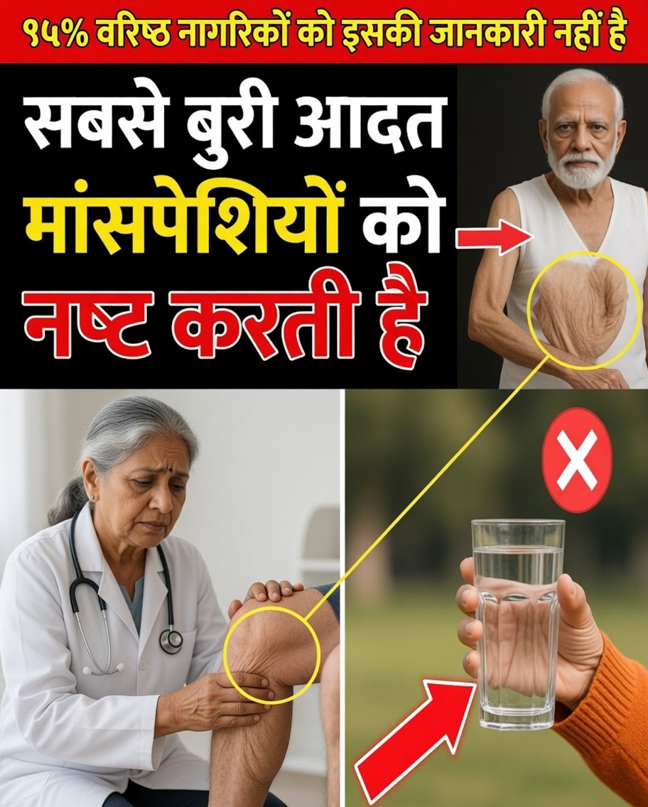 वह “अदृश्य” आदत जो 60 वर्ष की उम्र के बाद मांसपेशियों के क्षय को तेज कर देती है