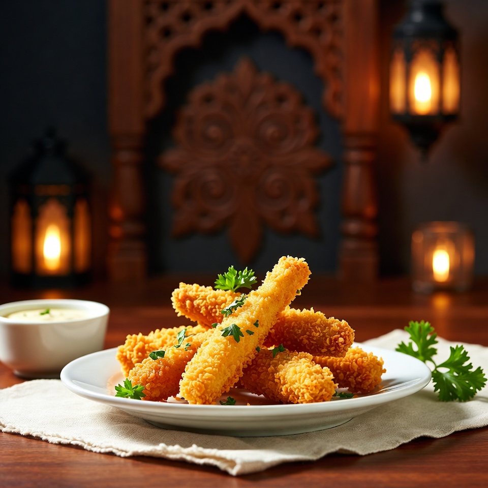 कुरकुरे परमेसन चिकन टेंडर्स