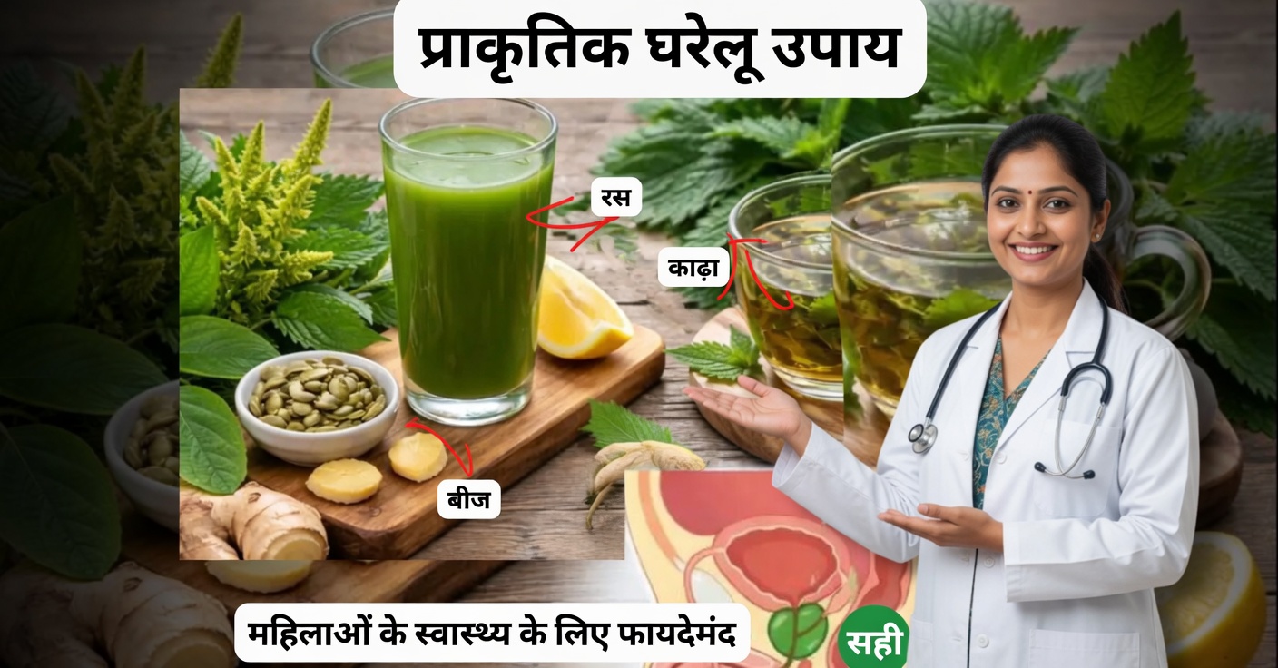 प्राकृतिक प्रोस्टेट स्वास्थ्य: राजगीरा और बिछुआ