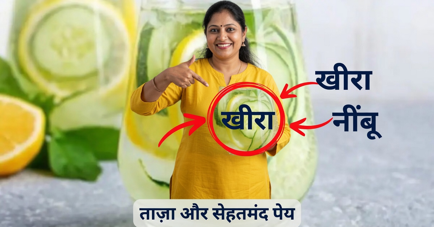 अदरक, खीरा और पुदीना वाला पानी: दैनिक उपचारात्मक पेय