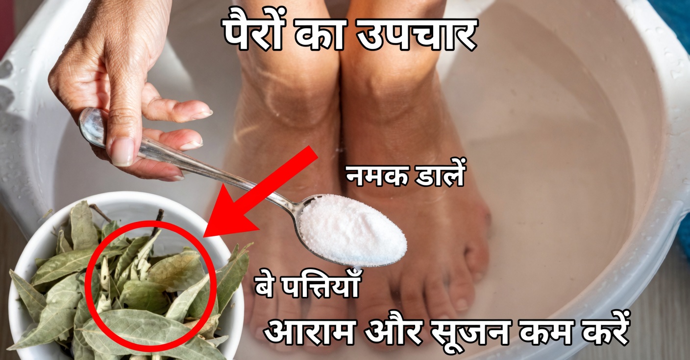 तेजपत्ते से पैर का स्नान: डिटॉक्स करता है और बैक्टीरिया को खत्म करता है
