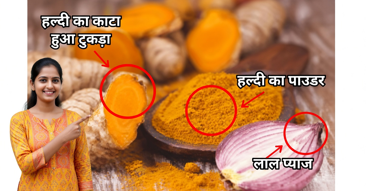 शरीर को शुद्ध करने के लिए प्याज़ और हल्दी का सिरप