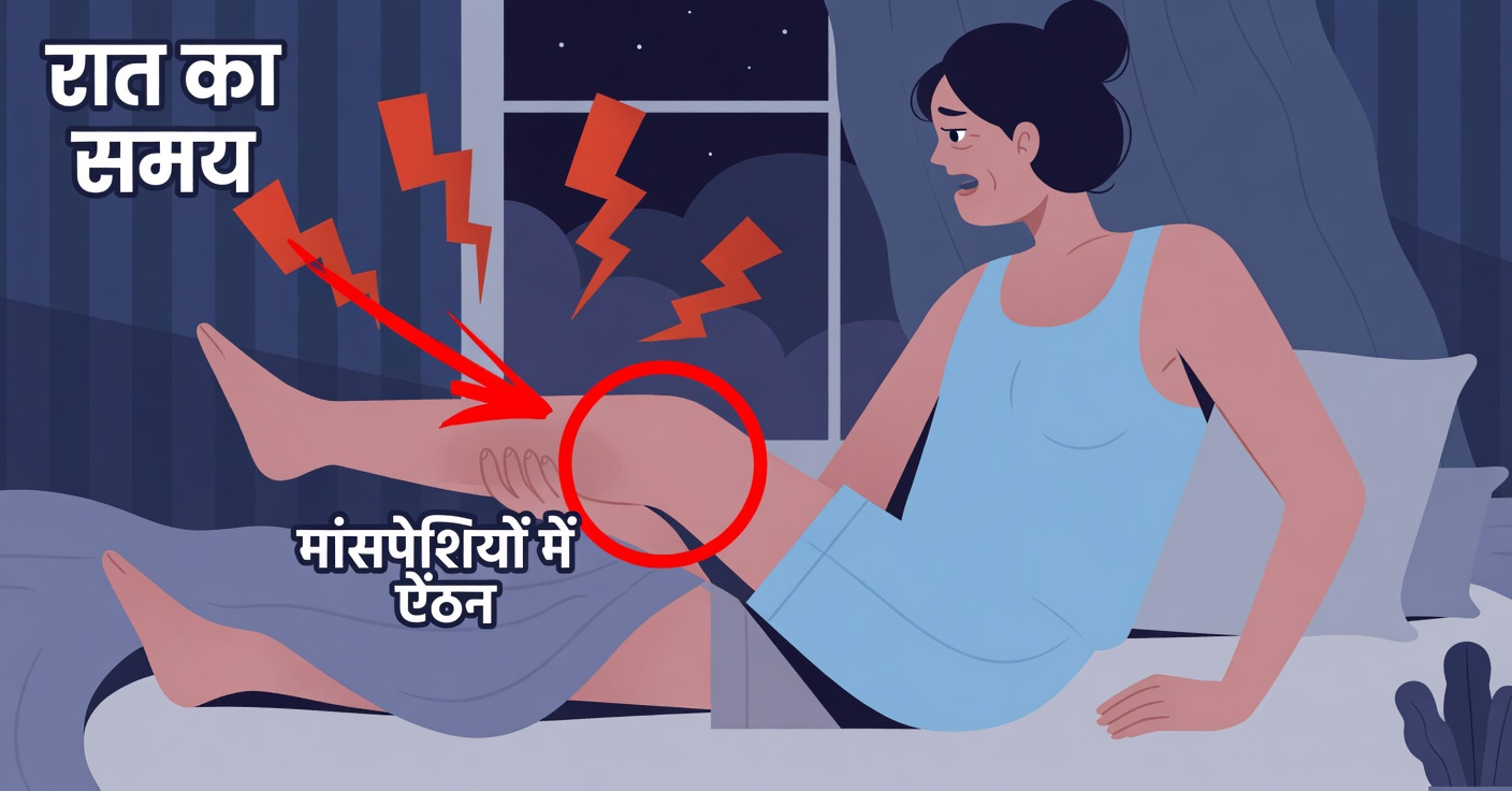 रात में होने वाली मांसपेशियों की ऐंठन को कैसे रोकें