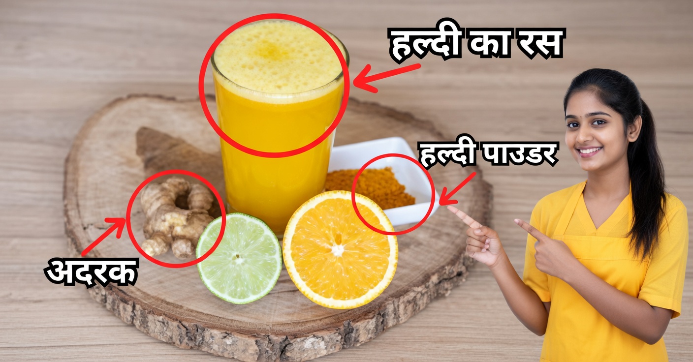 अंगों को साफ करने के लिए संतरे और अदरक का रस