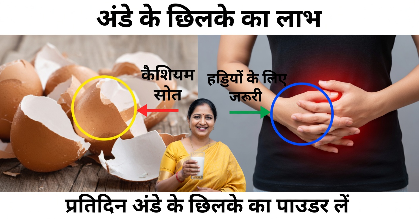 हड्डियों के लिए अंडे का छिलका: अपनी हड्डियों की सेहत मज़बूत करें