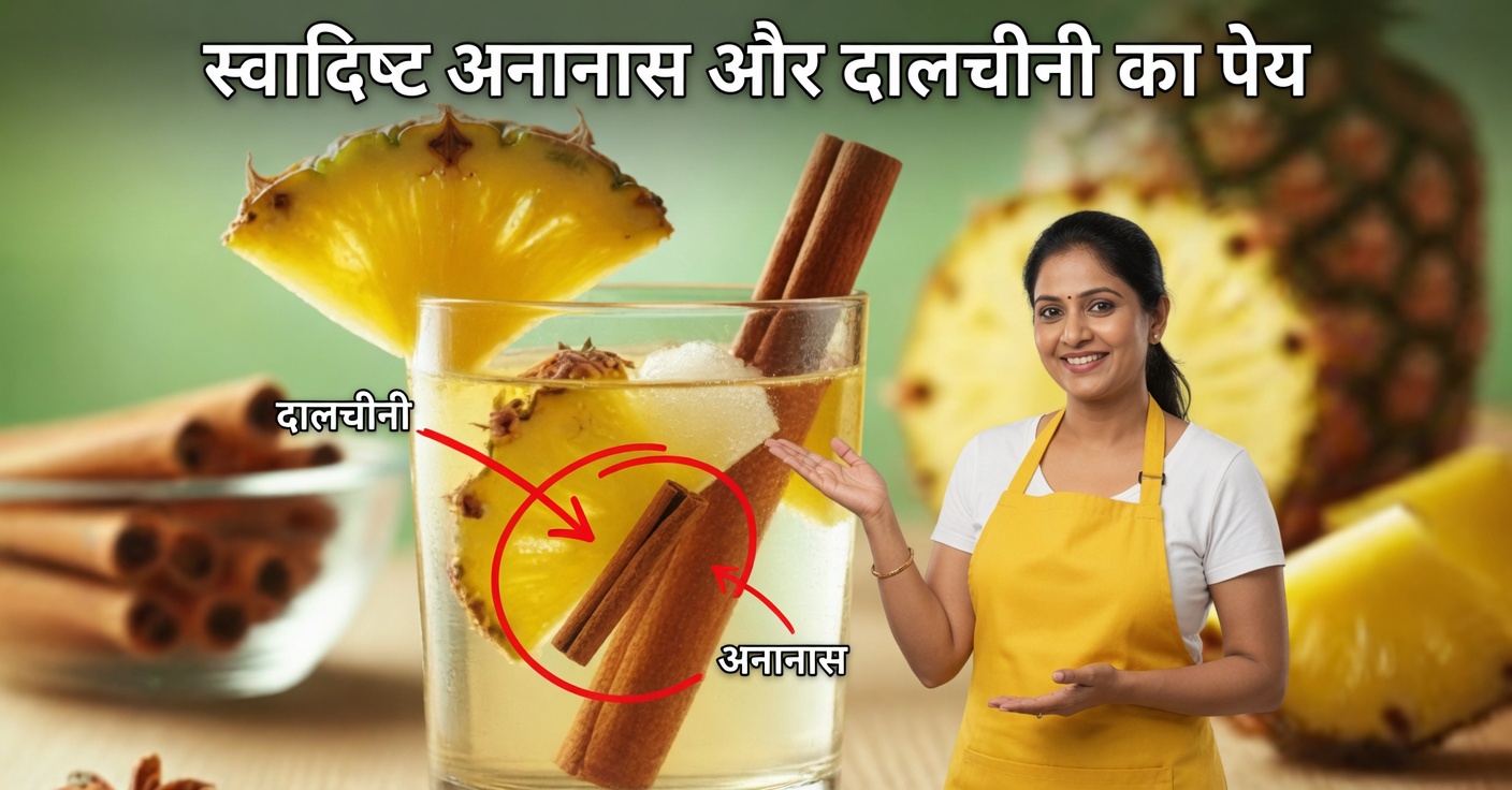 अनानास के पानी में दालचीनी: एक ताज़ा और सेहतमंद पेय