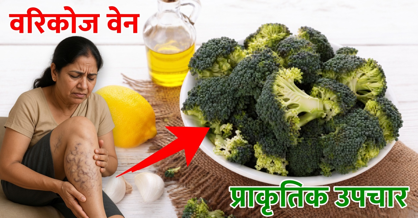 ब्रोकली, शहद और नींबू से वैरिकाज़ नसों के लिए प्राकृतिक जूस