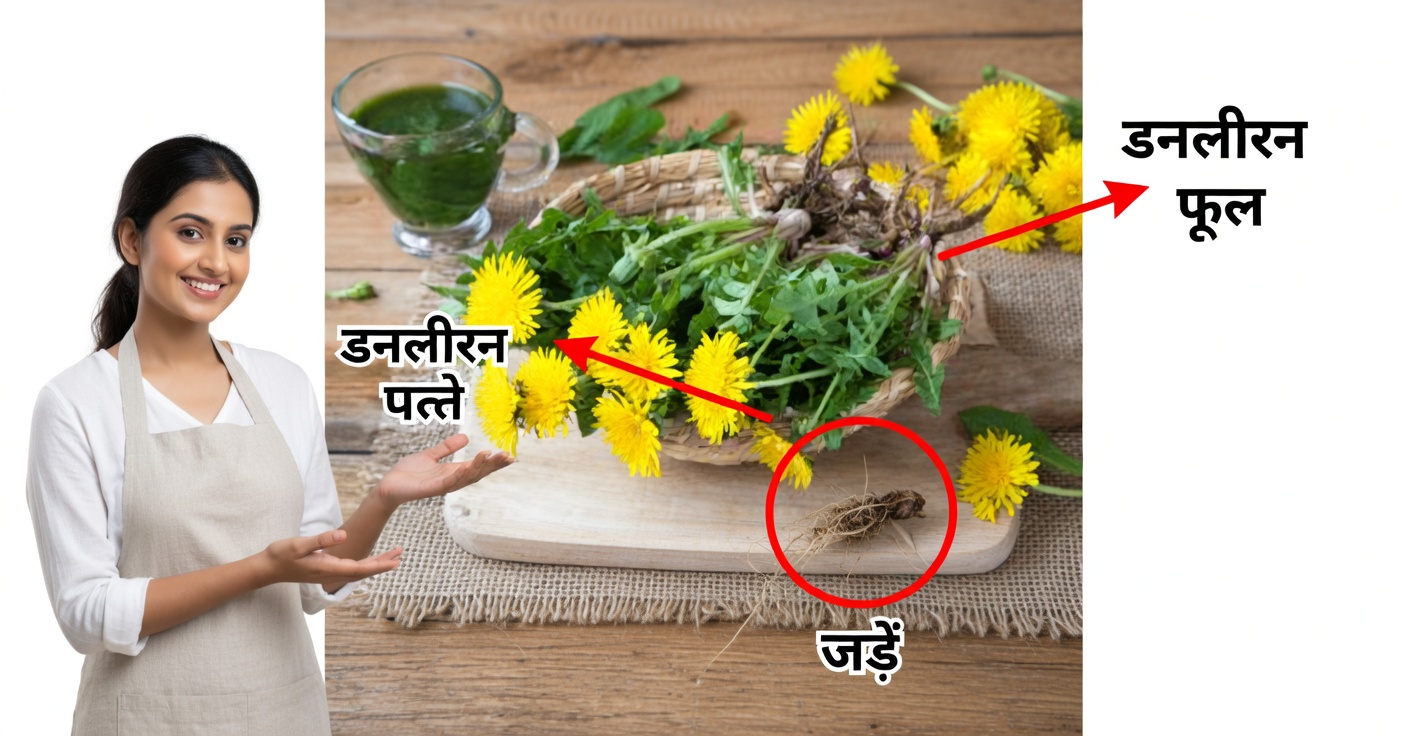 सिंहपर्णी (डैन्डेलियन) की जड़: लाभ और उपयोग करने का तरीका