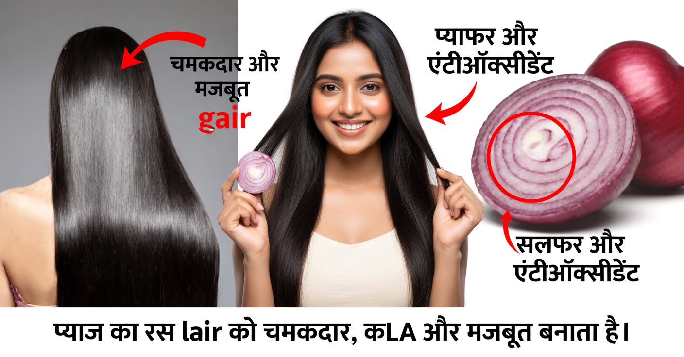 लंबे, मजबूत और चमकदार बालों के लिए प्याज़ के तेल का रहस्य