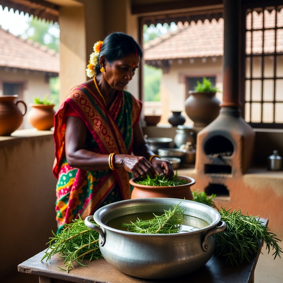 बालों की वृद्धि और स्फूर्ति के लिए रोज़मेरी पानी की रेसिपी