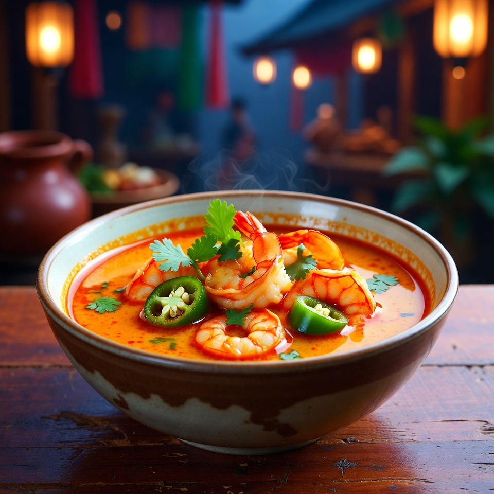 क्रीमी मसालेदार जलापेनो झींगा सूप रेसिपी