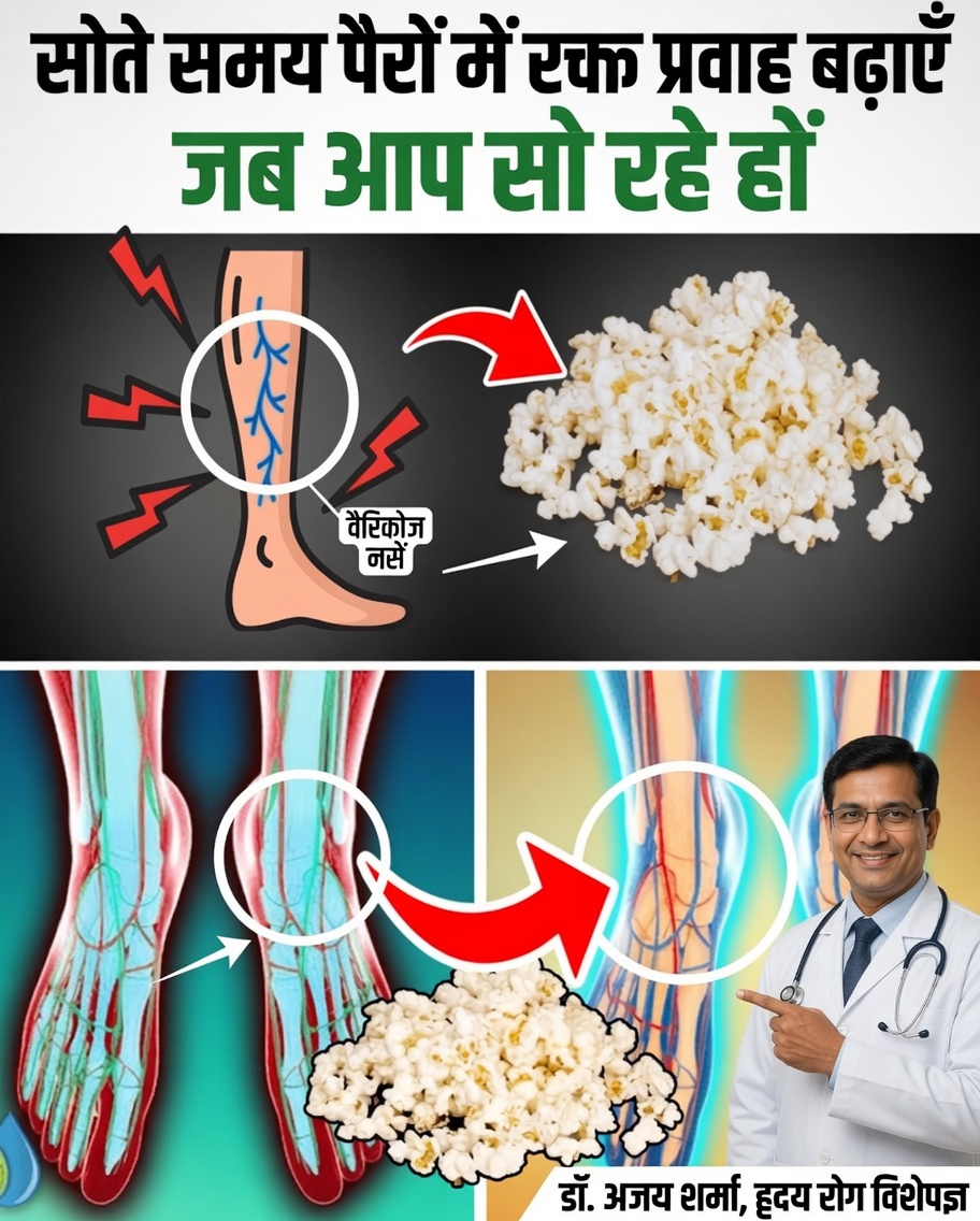 रातोंरात पैरों में रक्त संचार बढ़ाएँ: 12 शक्तिशाली सोने से पहले खाने वाले स्नैक्स जो सच में काम करते हैं