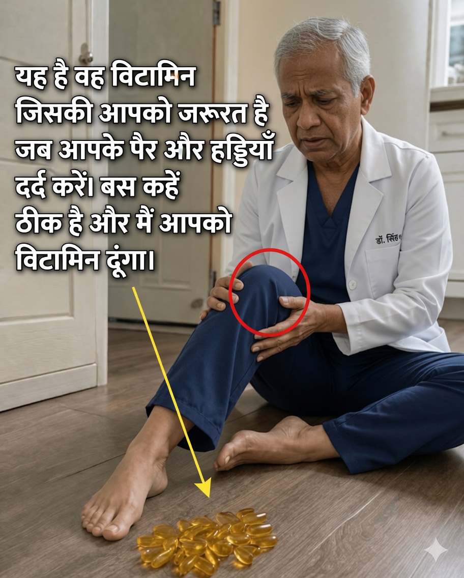 कौन-सा विटामिन पैरों और हड्डियों में होने वाली असहजता को कम करने में मदद करता है? अभी जानें