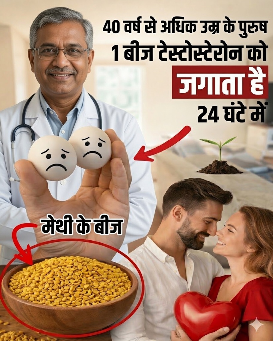 40 से ऊपर के पुरुष: यह शक्तिशाली बीज आपके टेस्टोस्टेरोन स्तर और जीवनशक्ति को सहारा देने में मदद कर सकता है